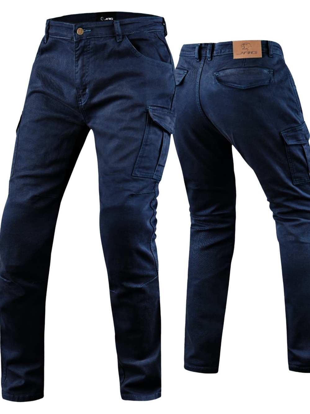 NWT JAG Hit The Road Motorcycle Cargo Pants Navy W34 L32